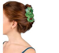 Lovely Hair Claw Chinese Loong Shape Hair Clip Shimmering for Woman Camping Ponytail Hair Delicate Jaw Clip for Girl