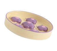 Lovely Hand Painted Feeder Bowl Speed Low Feeding Plate Pet Dog Ceramic Slow Feeder Cat Bowl