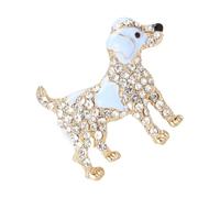 Lovely Handmade Animal Brooches Cuteness Dog Pins Cartoon Clothing Jewelry Alloy Texture For Trendy Outfits And Gifts Sparkling Dog Brooch