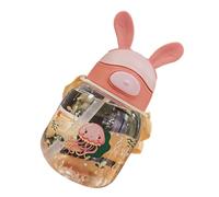 Lovely Hare Pattern Insulation Hydrating Bottle for Boys and Girls Light and Long-Lasting Materials Wide-Opening Kids Water Bottle Simple to Wash