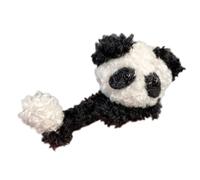 Lovely Headband Non Slip Hair Barrettes For Children White&Black Panda Shape Pins And Elastic Rope
