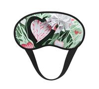 Lovely Hearts Print Fashion Sleep Eye Mask for Men Women, 100% Blackout Eye Mask, Soft Covering Strong Light, Suitable for Travel/Yoga/Nap