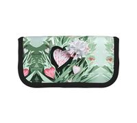 Lovely Hearts Small Pencil Bag Simple Pencil Pouch Aesthetic Pencil Case Pencil Storage Bag Pen Holder Office