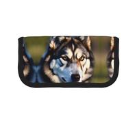 Lovely Husky Small Pencil Bag Simple Pencil Pouch Aesthetic Pencil Case Pencil Storage Bag Pen Holder Office