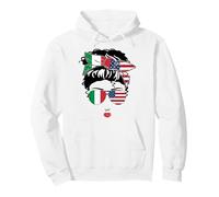 Lovely Italian American Mommy Girl Sister Italy Republic Day Pullover Hoodie