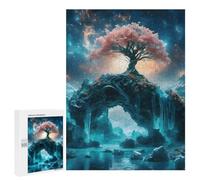 Lovely Japanese Landscape Jigsaw Puzzle, 500 PCS, Relaxing Activity for Adults, A Creative Way to Unwind after A Busy Day, at Home