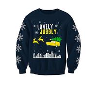 Lovely Jubbly Only Fools Adults Novelty Christmas Jumper Funny Festive Printed Sweatshirt X Large Blue