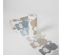 Lovely Kids Wallpaper Borders Self-Adhesive Cute Bears A.S. Création Wallpaper Borders for Kids 5.00 m x 0.155 m Blue Brown White Made in Germany 403738 403738