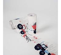 Lovely Kids Wallpaper Borders Self-Adhesive Super Tractor A.S. Création Wallpaper Borders for Kids 5.00 m x 0.155 m Red Blue Black Made in Germany 403736 403736