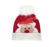 Lovely Knitted Hat Santa Knit Elk Woolen Earprotect Winter For Family Gatherings Halloween Hats For Babies Kids Boy Girl Toddler Cotton Women Men