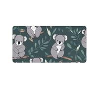 Lovely Koala Desk Mat Non-Slip Laptop Desk Writing Thin Pad Waterproof Large Gaming Mouse Pads with Wrist Support for Home Office Work