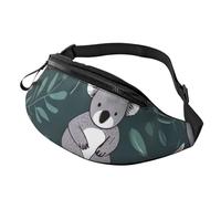 lovely Koala Fanny Pack for Men Women Fashion Waist Packs Travel Crossbody Bag With Adjustable Strap Everywhere Belt Bag Waterproof Chest Bags Cycling Bum Bag Wallet