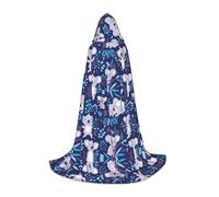 Lovely Koala Hooded Cape For Teenagers, Unisex Cloak Robe Hooded Halloween Costume Satin Witches Vampire Cloak Fancy Dress Up Children