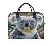 Lovely Koala Laptop Tote Bag Casual Travel Handbag Multi Pocket Shoulder Bags for Work Travel