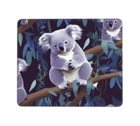 Lovely Koala Mouse Pad Waterproof Gaming Mousepad for Office Computer Mousepads for Desk Pad with Non-Slip Rubber Base Washable Cloth Mouse Mat 8.3 x 10.3 in