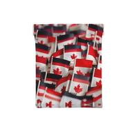 Lovely Koala Print Leather Coin Purse, Small Change Pouch Wallet,Squeeze Coin Purse Pouch For Men Women, Small Canadian Flags, One Size, Fashion