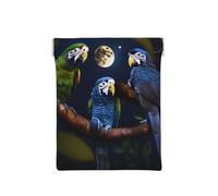 Lovely Koala Print Leather Coin Purse, Small Change Pouch Wallet,Squeeze Coin Purse Pouch For Men Women, Three Parrots, One Size, Fashion