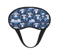 Lovely Koala Print Sleep Eye Mask Light Blocking Soft and Comfortable Night Eye Blinder for Women Men for Sleeping Travel Night Shift