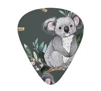 Lovely Koala Printed Custom 12 Pieces Guitar Pick In A Box,The Pick Makes Sound Clear, Ukulele, Electric Bass (0.46 0.71 0.96mm)
