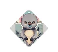 Lovely Koala Printing 10 Pcs Car Air Freshener Hanging Sheets Scented Hanging Sheets With Rope For Home