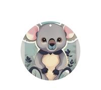 Lovely Koala Printing 10 Pcs Car Air Freshener Hanging Sheets Scented Hanging Sheets With Rope For Home