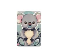 Lovely Koala Printing 10 Pcs Car Air Freshener Hanging Sheets Scented Hanging Sheets With Rope For Home