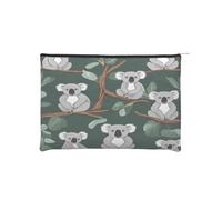 Lovely Koala Reusable Paper Cosmetic Bag Waterproof & Lightweight for Travel, School & Daily Use Full-Print Design Women, Students, Eco-Conscious