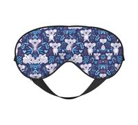 Lovely Koala Sleep Eye Mask Smooth Soft Adjustable Shading Blindfold Eye Mask for Rest Travel