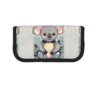 Lovely Koala Small Pencil Bag Simple Pencil Pouch Aesthetic Pencil Case Pencil Storage Bag Pen Holder Office