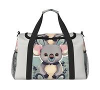 Lovely Koala Travel Duffel Bag with Zippers and Handles, Big Foldable Duffle Bag for Family Vacations