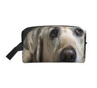 Lovely Labrador DogMakeup Trave Bag for Women,Cosmetic Large Capacity Organizer