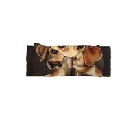 Lovely Labrador Pattern baby bow headband - elastic and comfortable headwear, photo shoots, birthday parties, daily wear,