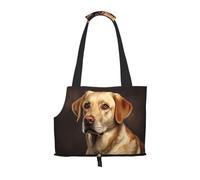Lovely Labrador Printed pet shoulder bag for going out - small dog and cat dual-purpose shoulder bag