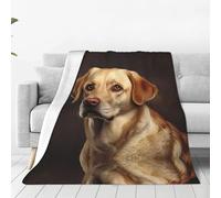 Lovely Labrador Ultra-Soft Flannel Blanket - One Blanket for Home, Travel, and The Outdoors - 80"x60"