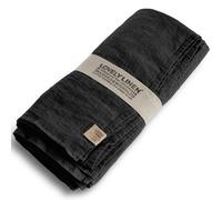 Lovely Linen - Lovely Table Cloth 145x250 cm, Dark Grey - Dark Grey