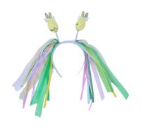 Lovely Look Headband Easter Eggs Shape Hair Hoop Colorful Headpiece Easter Party Cosplay Costume Tiaras Unisex