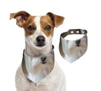 Lovely Maltese Dog Printed,Dog Bandanas Cotton Pet Scarf Adjustable Bibs for Pet,S