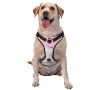 Lovely Maltese Dog Printed Pet Reflective Vest Adjustable Dog Harness Vest Suitable For Outdoor Travel M