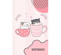 Lovely Meow: A Cute Kawaii Cat Lover’s Notebook | Size 5.5 x 8.5 Hard Cover | 160 College-Ruled Pages.