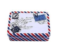 Lovely Mini Tin Metal Container Small Rectangle Storage Box Case Envelope New ReleasedUseful and Fashion