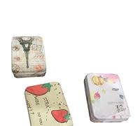 Lovely Mini Tin Metal Container Small Rectangle Storage Box Case GirlUseful and Professional