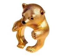 Lovely Miniature Bears, Elegant and Playful Design, Fun Animal Shaped Finger Jewelry, Perfect for All Occasions, Fashion Hoops