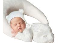 Lovely Newborn Bear Romper with Hat Photography Set ewborn Koala Bodysuit & Ears Hat for Baby Portraits