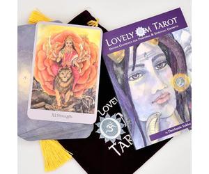 Lovely Om Tarot Deck - Spiritual Tarot Cards with Guidebook | Nature Beings, Gods and Goddesses, Chakras, Yoga, Meditation, Divination