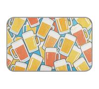 Lovely Orange Beer Summer dog cooling mat outdoor Self Cooling cat bed for outside for bunny cats indoor safe manta refrescante para perro M