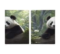 Lovely Panda Passport Holder Ultra Slim PU Leather Travel Document Organizer Compact Premium International US Passport Protector Cover for Women Men