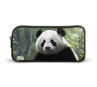 Lovely Panda Pencil Case - Large Aesthetic Makeup Bag Multi-Purpose Pencil Pouch Cute Cosmetic Bag with Zipper Closure for Office, Home, Study & Travel