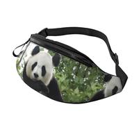 Lovely Panda Waist Bag Bumbags for Men Women, Print Polyester Waist Pack for Travel Walking Sport with Adjustable Strap