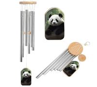 Lovely Panda Wind Chimes for Outside Memorial Tuned Outdoor Windchimes Large Garden Decor Wind Chime with Melodious Sound for Mom Dad Grandma Home Garden Patio Decor