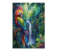Lovely Parrot 300 Piece Jigsaw Puzzle for Adults Teens Jigsaw Post Exam Relaxation Challenging Design Great Gift for Students Stress Reliever 300 PCS
